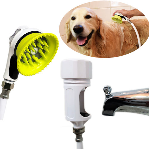 Wondurdog Bathtub Spout & Garden Hose Attachment Dog Wash Kit (Constant